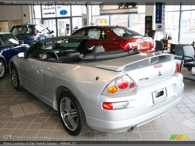 Sterling Silver Metallic / Midnight 2004 Mitsubishi Eclipse Spyder GTS