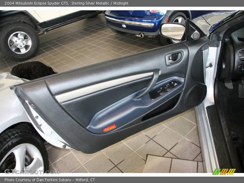 Sterling Silver Metallic / Midnight 2004 Mitsubishi Eclipse Spyder GTS