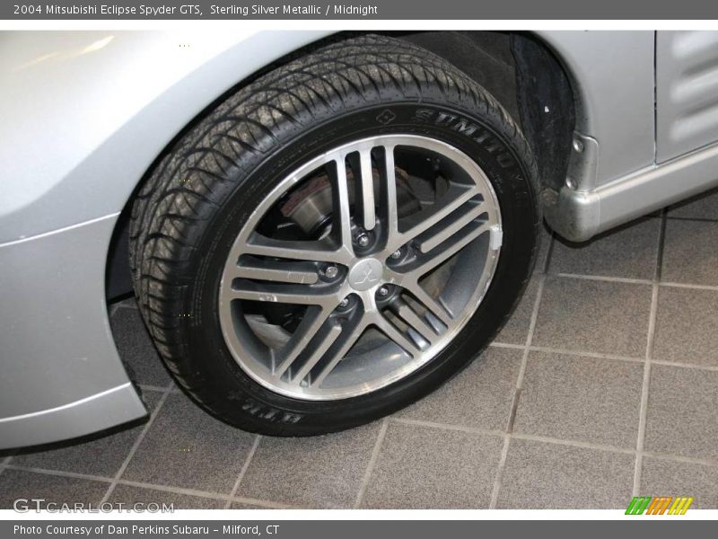Sterling Silver Metallic / Midnight 2004 Mitsubishi Eclipse Spyder GTS