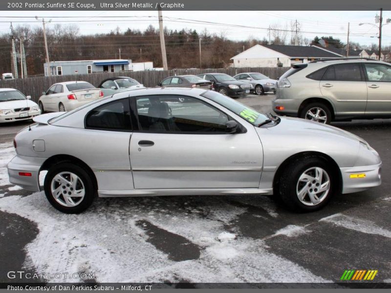 Ultra Silver Metallic / Graphite 2002 Pontiac Sunfire SE Coupe