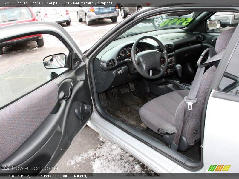 Ultra Silver Metallic / Graphite 2002 Pontiac Sunfire SE Coupe