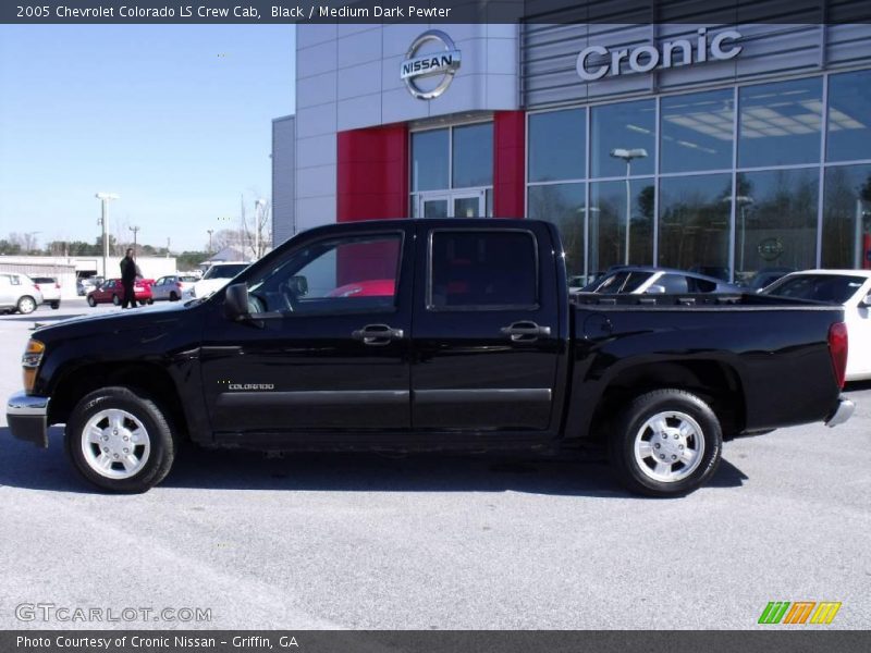 Black / Medium Dark Pewter 2005 Chevrolet Colorado LS Crew Cab
