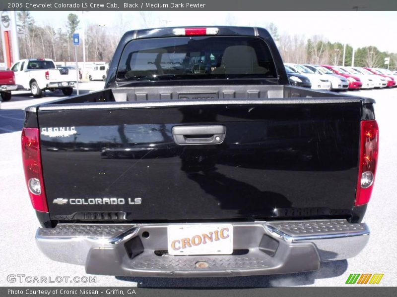 Black / Medium Dark Pewter 2005 Chevrolet Colorado LS Crew Cab