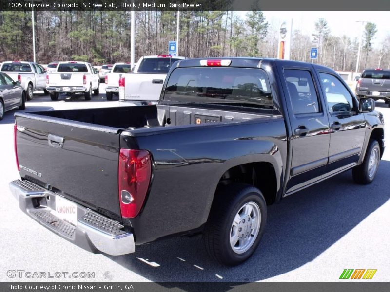Black / Medium Dark Pewter 2005 Chevrolet Colorado LS Crew Cab