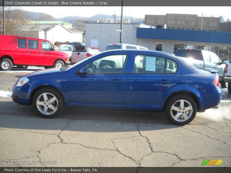 Blue Granite Metallic / Gray 2005 Chevrolet Cobalt LS Sedan