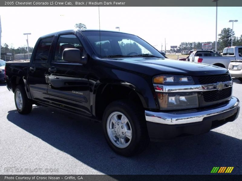Black / Medium Dark Pewter 2005 Chevrolet Colorado LS Crew Cab