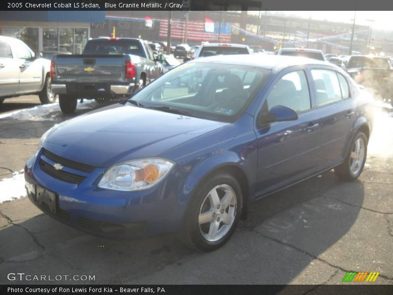 Blue Granite Metallic / Gray 2005 Chevrolet Cobalt LS Sedan