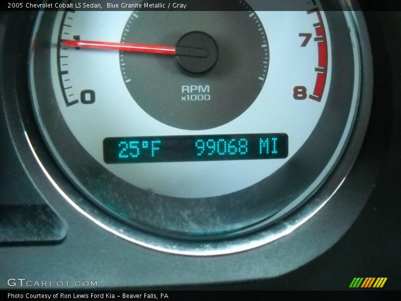 Blue Granite Metallic / Gray 2005 Chevrolet Cobalt LS Sedan