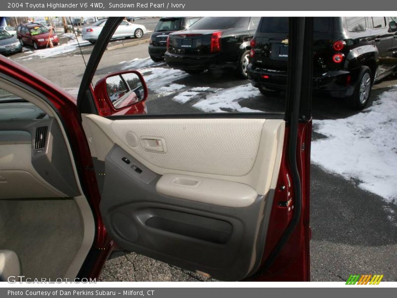 Sundown Red Pearl / Ivory 2004 Toyota Highlander V6 4WD