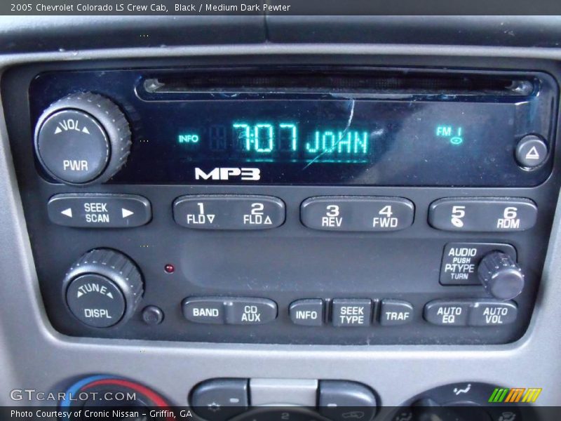 Black / Medium Dark Pewter 2005 Chevrolet Colorado LS Crew Cab