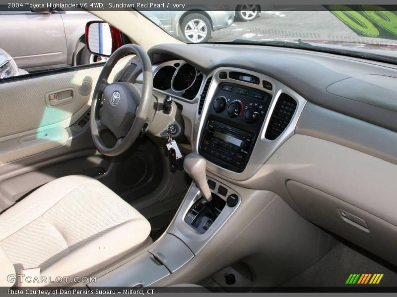Sundown Red Pearl / Ivory 2004 Toyota Highlander V6 4WD
