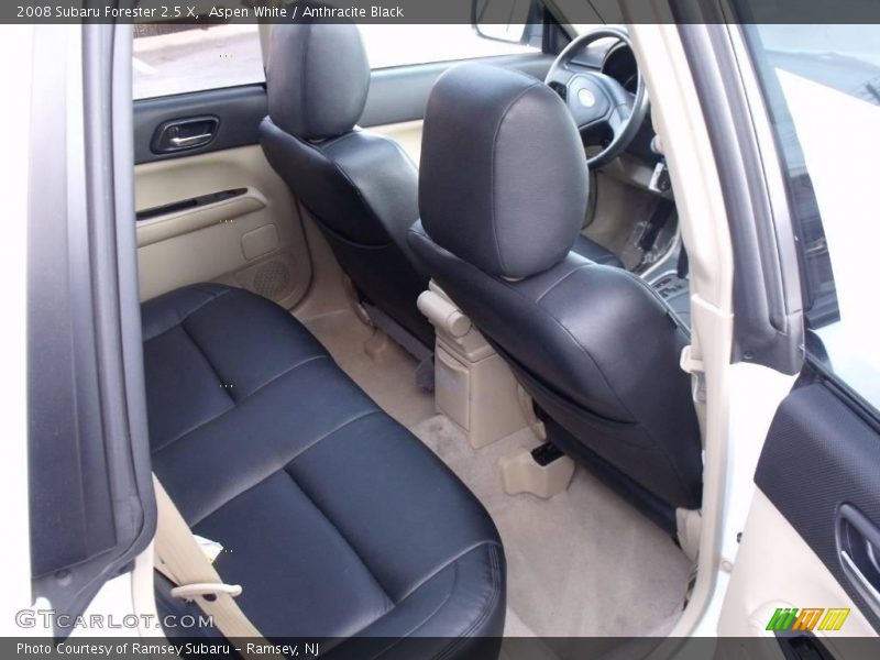 Aspen White / Anthracite Black 2008 Subaru Forester 2.5 X