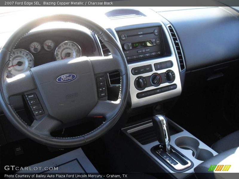 Blazing Copper Metallic / Charcoal Black 2007 Ford Edge SEL