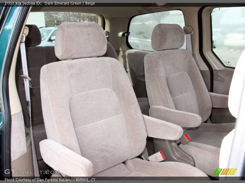 Dark Emerald Green / Beige 2003 Kia Sedona EX