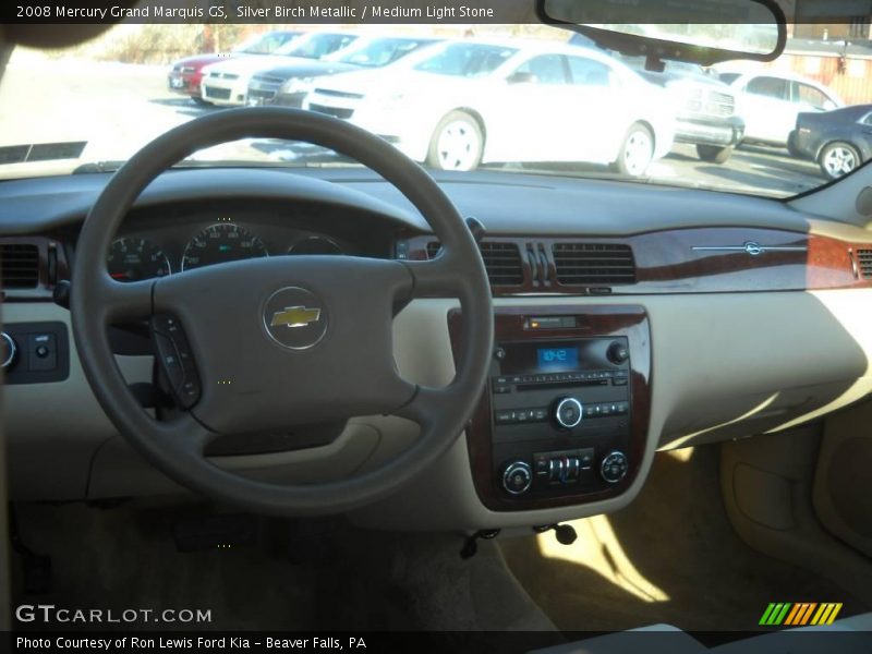Silver Birch Metallic / Medium Light Stone 2008 Mercury Grand Marquis GS
