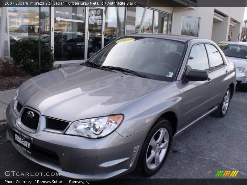 Urban Gray Metallic / Anthracite Black 2007 Subaru Impreza 2.5i Sedan