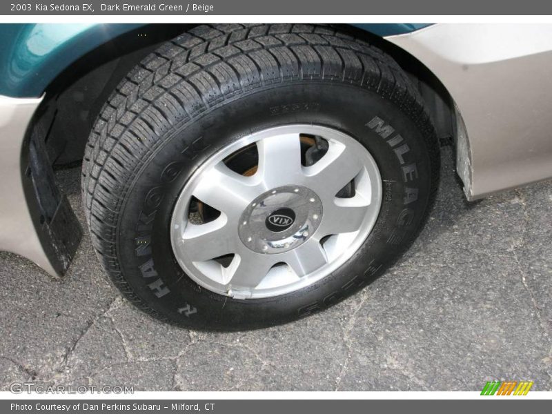 Dark Emerald Green / Beige 2003 Kia Sedona EX