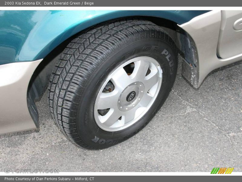 Dark Emerald Green / Beige 2003 Kia Sedona EX