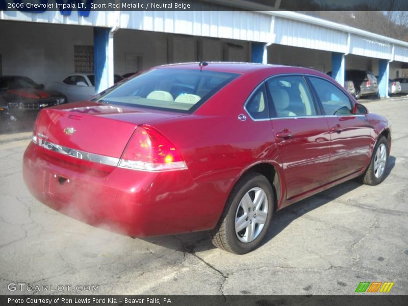 Sport Red Metallic / Neutral Beige 2006 Chevrolet Impala LT