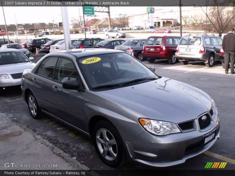 Urban Gray Metallic / Anthracite Black 2007 Subaru Impreza 2.5i Sedan