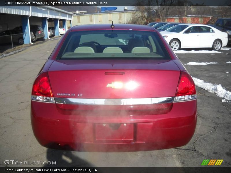 Sport Red Metallic / Neutral Beige 2006 Chevrolet Impala LT