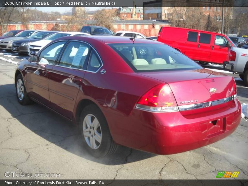 Sport Red Metallic / Neutral Beige 2006 Chevrolet Impala LT