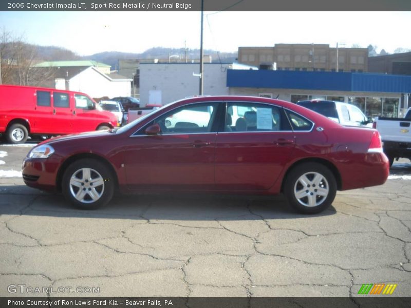Sport Red Metallic / Neutral Beige 2006 Chevrolet Impala LT