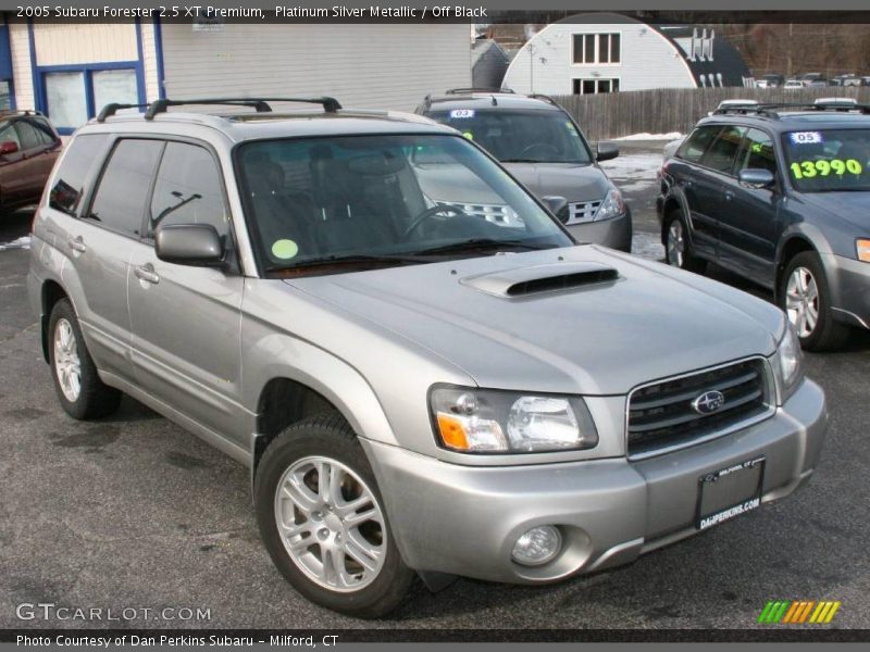 Platinum Silver Metallic / Off Black 2005 Subaru Forester 2.5 XT Premium