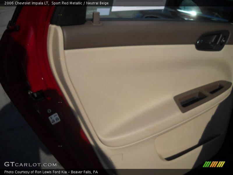 Sport Red Metallic / Neutral Beige 2006 Chevrolet Impala LT