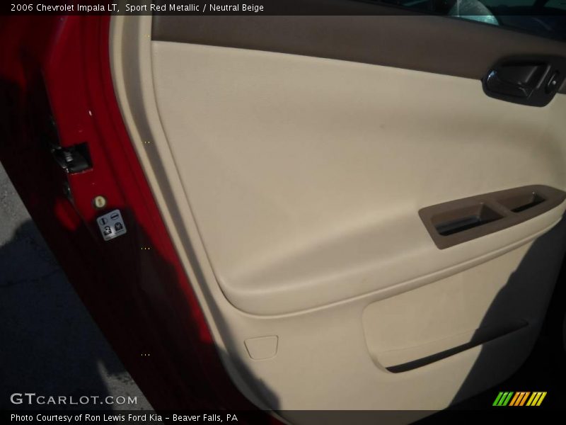Sport Red Metallic / Neutral Beige 2006 Chevrolet Impala LT