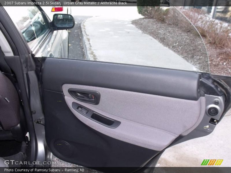 Urban Gray Metallic / Anthracite Black 2007 Subaru Impreza 2.5i Sedan