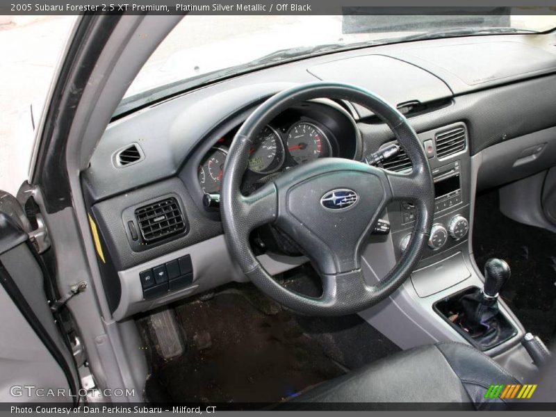 Platinum Silver Metallic / Off Black 2005 Subaru Forester 2.5 XT Premium