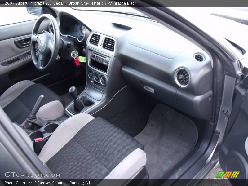 Urban Gray Metallic / Anthracite Black 2007 Subaru Impreza 2.5i Sedan
