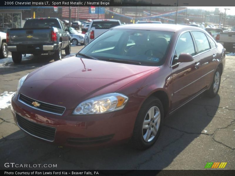 Sport Red Metallic / Neutral Beige 2006 Chevrolet Impala LT