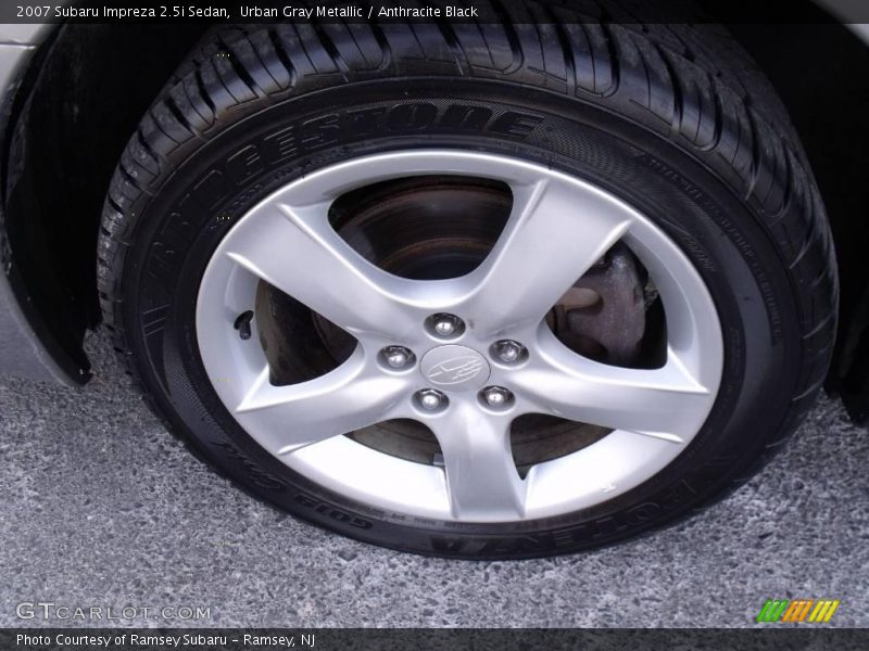 Urban Gray Metallic / Anthracite Black 2007 Subaru Impreza 2.5i Sedan