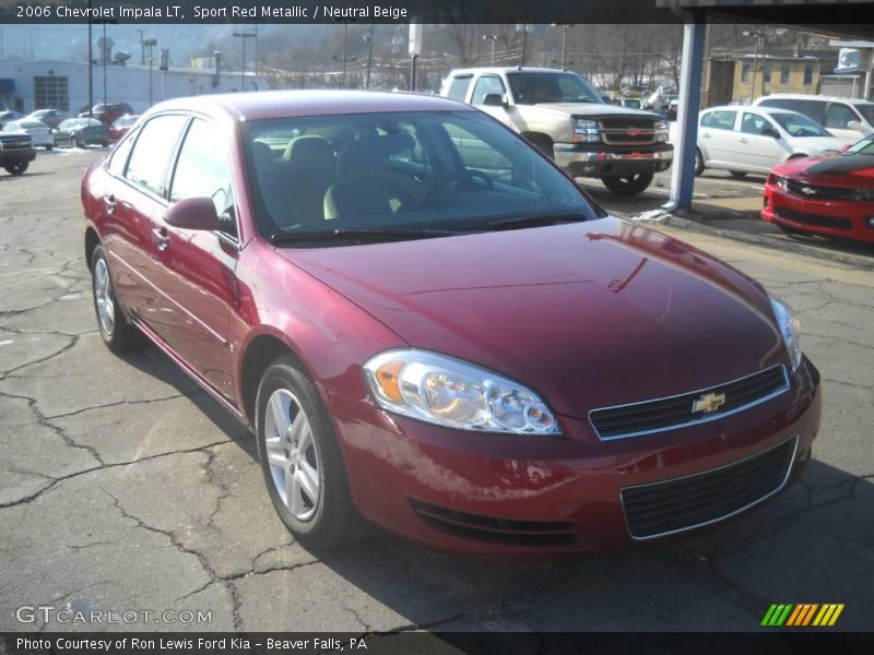 Sport Red Metallic / Neutral Beige 2006 Chevrolet Impala LT
