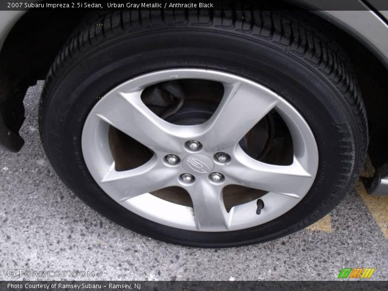 Urban Gray Metallic / Anthracite Black 2007 Subaru Impreza 2.5i Sedan