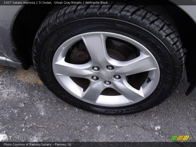 Urban Gray Metallic / Anthracite Black 2007 Subaru Impreza 2.5i Sedan