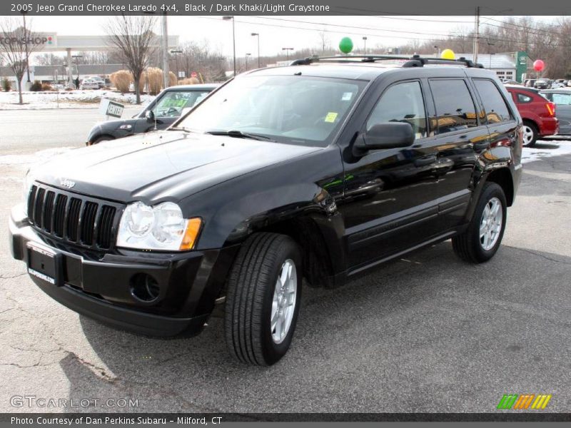Black / Dark Khaki/Light Graystone 2005 Jeep Grand Cherokee Laredo 4x4