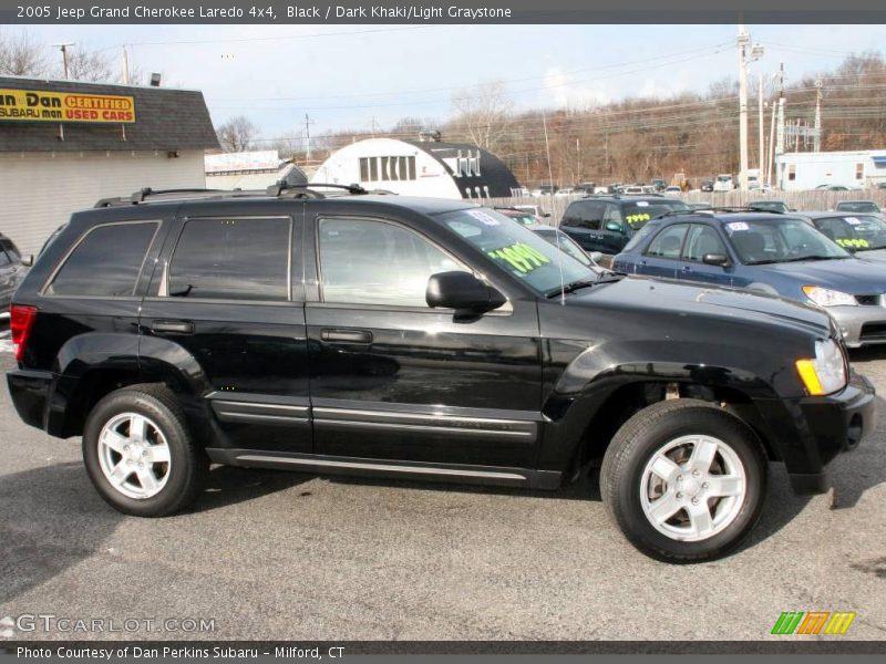 Black / Dark Khaki/Light Graystone 2005 Jeep Grand Cherokee Laredo 4x4