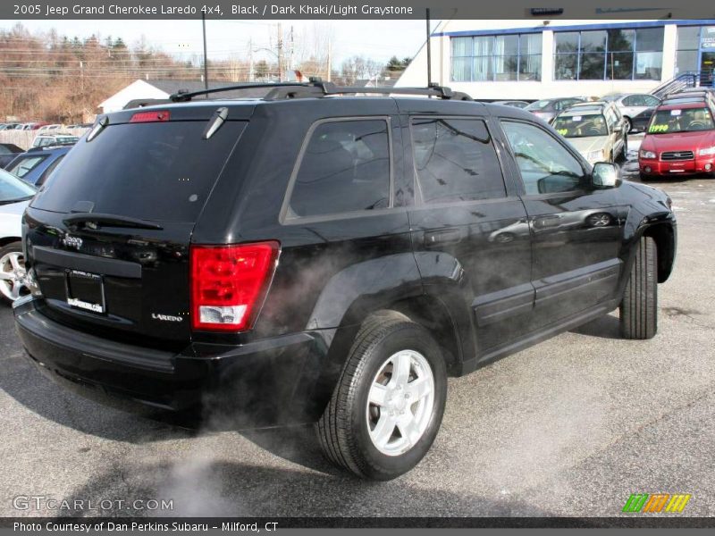 Black / Dark Khaki/Light Graystone 2005 Jeep Grand Cherokee Laredo 4x4