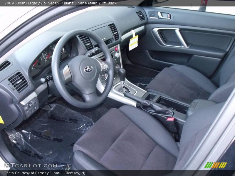 Quartz Silver Metallic / Off Black 2009 Subaru Legacy 2.5i Sedan