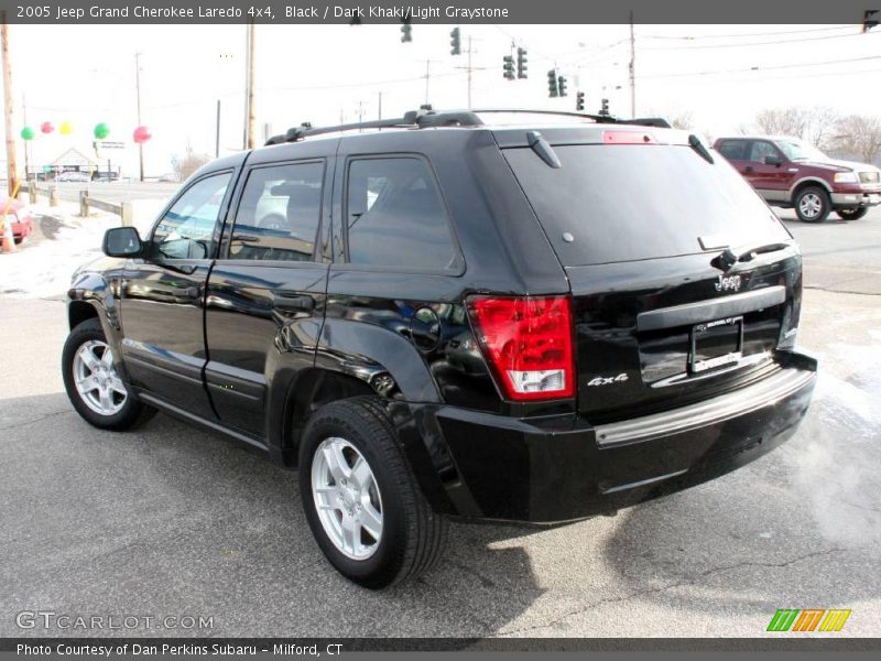 Black / Dark Khaki/Light Graystone 2005 Jeep Grand Cherokee Laredo 4x4