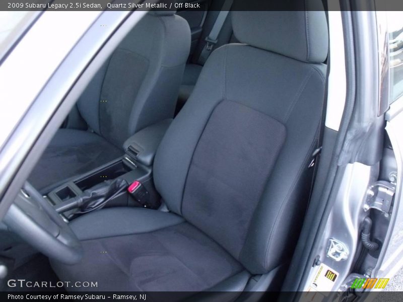 Quartz Silver Metallic / Off Black 2009 Subaru Legacy 2.5i Sedan
