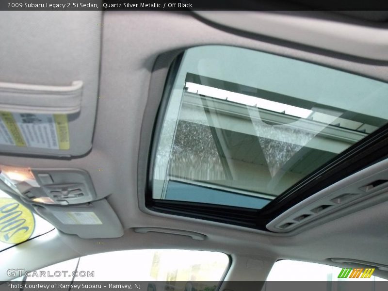 Quartz Silver Metallic / Off Black 2009 Subaru Legacy 2.5i Sedan