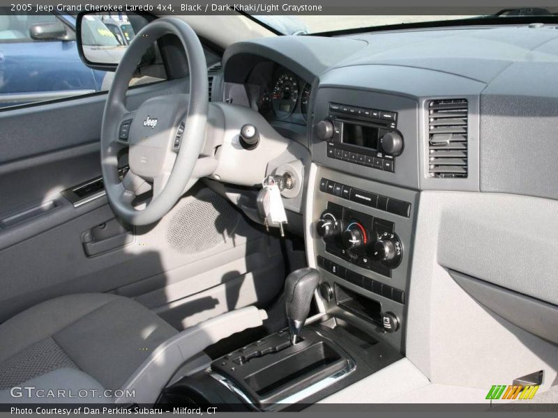 Black / Dark Khaki/Light Graystone 2005 Jeep Grand Cherokee Laredo 4x4