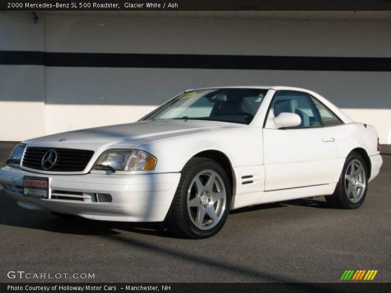 Glacier White / Ash 2000 Mercedes-Benz SL 500 Roadster