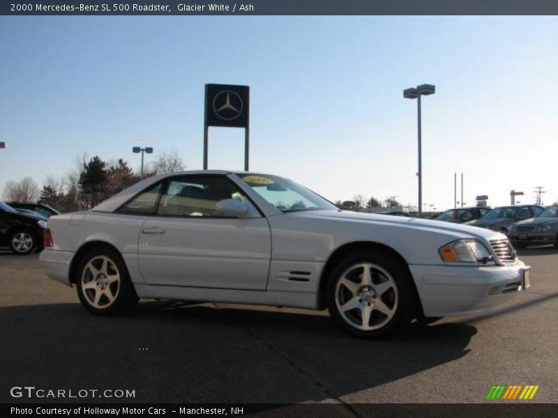 Glacier White / Ash 2000 Mercedes-Benz SL 500 Roadster