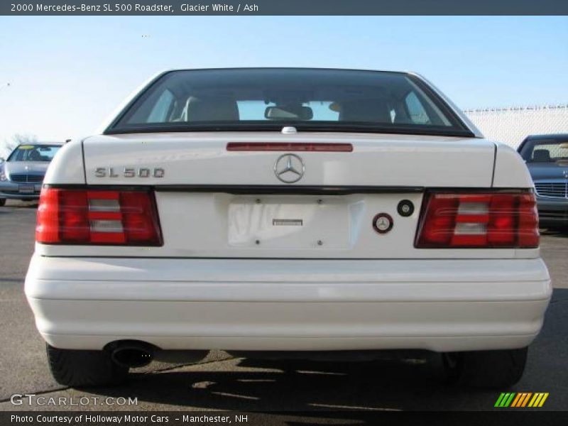 Glacier White / Ash 2000 Mercedes-Benz SL 500 Roadster