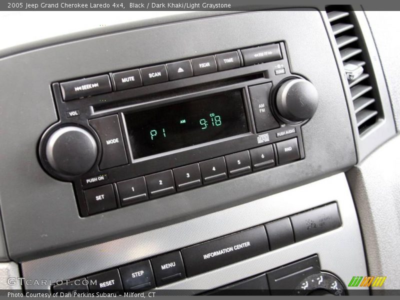 Black / Dark Khaki/Light Graystone 2005 Jeep Grand Cherokee Laredo 4x4